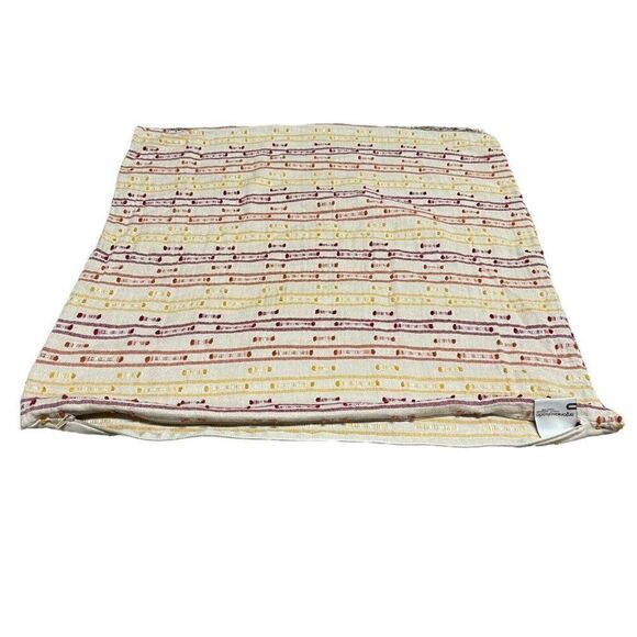 Set 2 Antonio Salgado Jacquard High Quality Striped Decorative Pillow Cover 24" - Picture 4 of 7